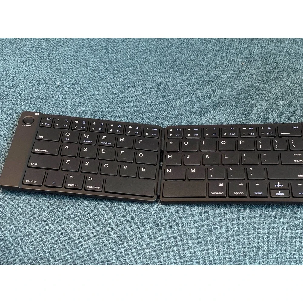 Foldable Bluetooth‎ Keyboard, Portable Wireless Rechargeable Keyboard